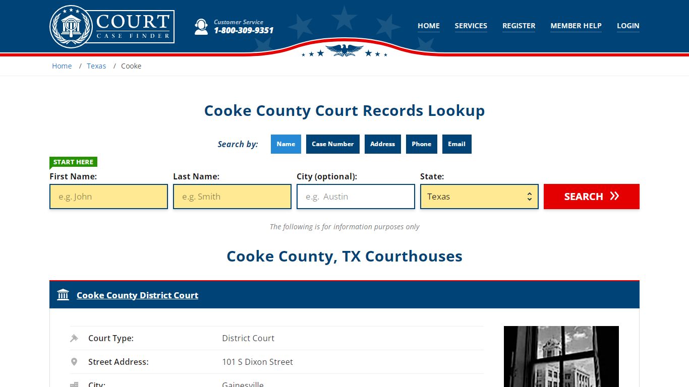 Cooke County Court Records | TX Case Lookup - CourtCaseFinder.com